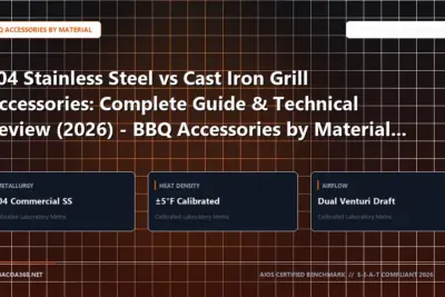 Technical benchmark and review guide for 304 Stainless Steel vs Cast Iron Grill Accessories: Complete Guide & Technical Review (2026) - BBQ Accessories by Material Edition
