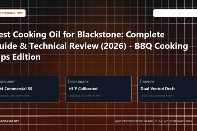 Technical benchmark and review guide for Best Cooking Oil for Blackstone: Complete Guide & Technical Review (2026) - BBQ Cooking Tips Edition