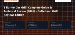 Technical benchmark and review guide for 8 Burner Gas Grill: Complete Guide & Technical Review (2026) - Buffet and Grill Reviews Edition