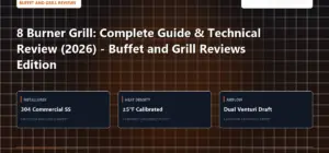 Technical benchmark and review guide for 8 Burner Grill: Complete Guide & Technical Review (2026) - Buffet and Grill Reviews Edition