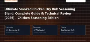 Technical benchmark and review guide for Ultimate Smoked Chicken Dry Rub Seasoning Blend: Complete Guide & Technical Review (2026) - Chicken Seasoning Edition