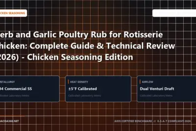 Technical benchmark and review guide for Herb and Garlic Poultry Rub for Rotisserie Chicken: Complete Guide & Technical Review (2026) - Chicken Seasoning Edition