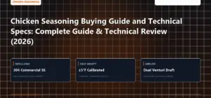 Technical benchmark and review guide for Chicken Seasoning Buying Guide and Technical Specs: Complete Guide & Technical Review (2026)