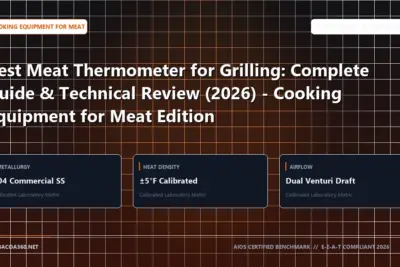 Technical benchmark and review guide for Best Meat Thermometer for Grilling: Complete Guide & Technical Review (2026) - Cooking Equipment for Meat Edition