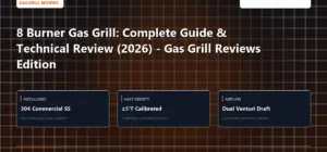 Technical benchmark and review guide for 8 Burner Gas Grill: Complete Guide & Technical Review (2026) - Gas Grill Reviews Edition