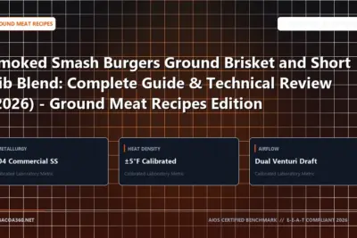 Technical benchmark and review guide for Smoked Smash Burgers Ground Brisket and Short Rib Blend: Complete Guide & Technical Review (2026) - Ground Meat Recipes Edition