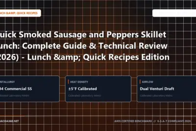 Technical benchmark and review guide for Quick Smoked Sausage and Peppers Skillet Lunch: Complete Guide & Technical Review (2026) - Lunch & Quick Recipes Edition