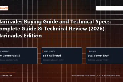 Technical benchmark and review guide for Marinades Buying Guide and Technical Specs: Complete Guide & Technical Review (2026) - Marinades Edition