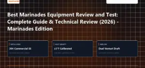 Technical benchmark and review guide for Best Marinades Equipment Review and Test: Complete Guide & Technical Review (2026) - Marinades Edition