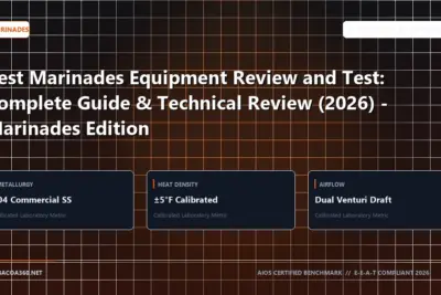 Technical benchmark and review guide for Best Marinades Equipment Review and Test: Complete Guide & Technical Review (2026) - Marinades Edition