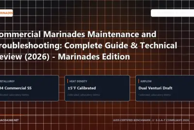 Technical benchmark and review guide for Commercial Marinades Maintenance and Troubleshooting: Complete Guide & Technical Review (2026) - Marinades Edition
