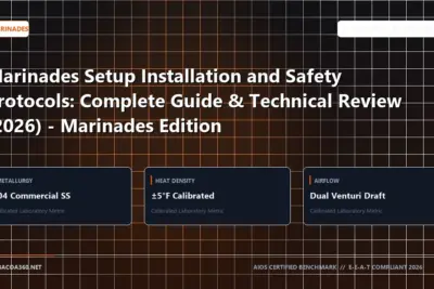 Technical benchmark and review guide for Marinades Setup Installation and Safety Protocols: Complete Guide & Technical Review (2026) - Marinades Edition