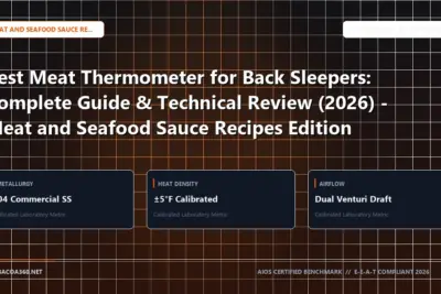 Technical benchmark and review guide for Best Meat Thermometer for Back Sleepers: Complete Guide & Technical Review (2026) - Meat and Seafood Sauce Recipes Edition