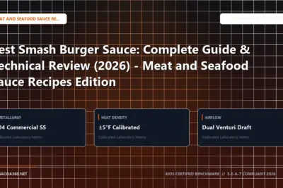 Technical benchmark and review guide for Best Smash Burger Sauce: Complete Guide & Technical Review (2026) - Meat and Seafood Sauce Recipes Edition