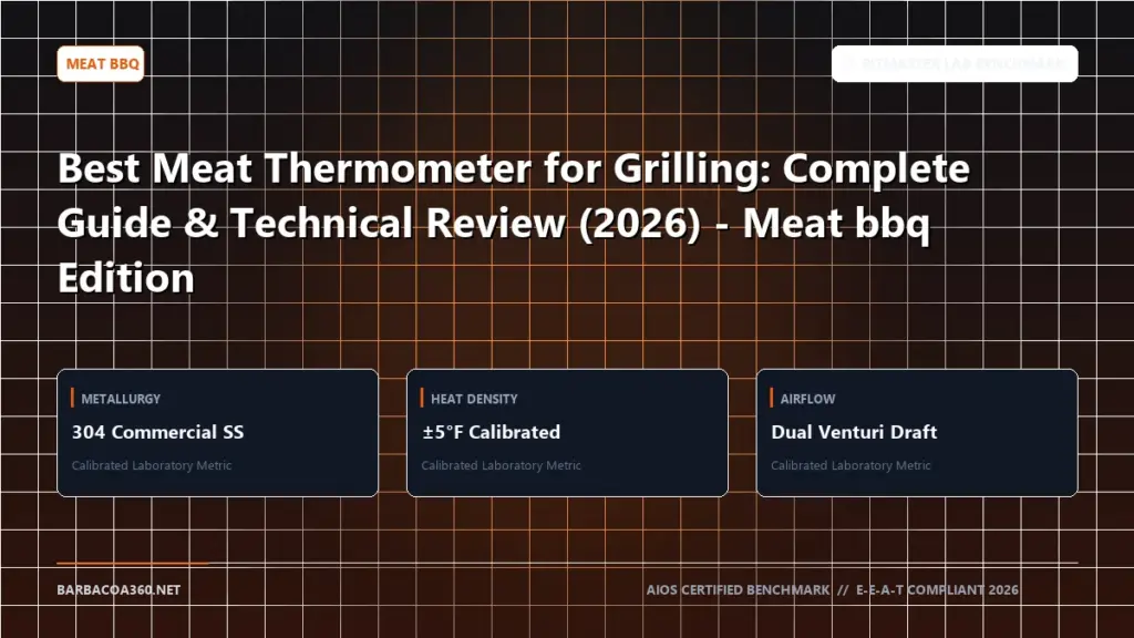Technical benchmark and review guide for Best Meat Thermometer for Grilling: Complete Guide & Technical Review (2026) - Meat bbq Edition