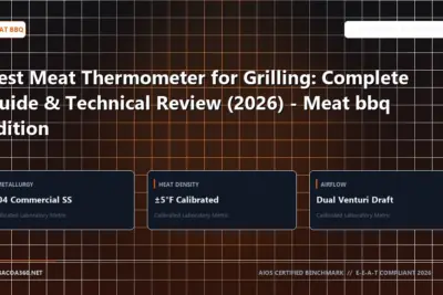 Technical benchmark and review guide for Best Meat Thermometer for Grilling: Complete Guide & Technical Review (2026) - Meat bbq Edition