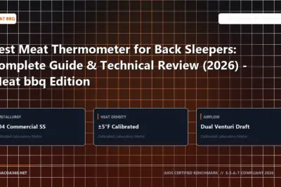 Technical benchmark and review guide for Best Meat Thermometer for Back Sleepers: Complete Guide & Technical Review (2026) - Meat bbq Edition