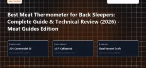 Technical benchmark and review guide for Best Meat Thermometer for Back Sleepers: Complete Guide & Technical Review (2026) - Meat Guides Edition