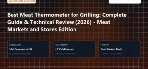 Technical benchmark and review guide for Best Meat Thermometer for Grilling: Complete Guide & Technical Review (2026) - Meat Markets and Stores Edition