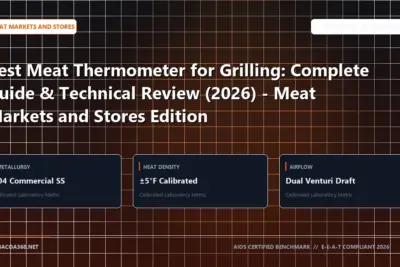 Technical benchmark and review guide for Best Meat Thermometer for Grilling: Complete Guide & Technical Review (2026) - Meat Markets and Stores Edition
