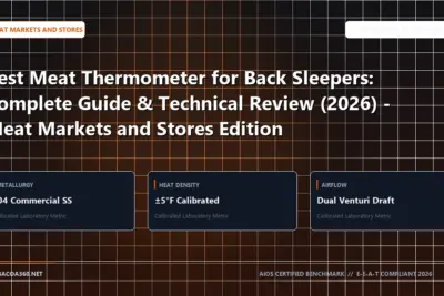 Technical benchmark and review guide for Best Meat Thermometer for Back Sleepers: Complete Guide & Technical Review (2026) - Meat Markets and Stores Edition