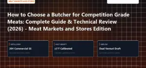 Technical benchmark and review guide for How to Choose a Butcher for Competition Grade Meats: Complete Guide & Technical Review (2026) - Meat Markets and Stores Edition