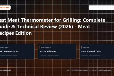 Technical benchmark and review guide for Best Meat Thermometer for Grilling: Complete Guide & Technical Review (2026) - Meat Recipes Edition