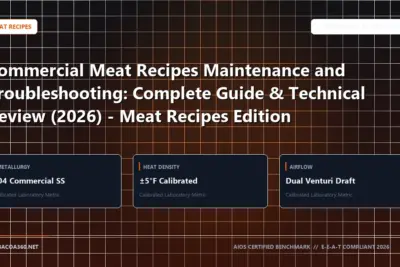 Technical benchmark and review guide for Commercial Meat Recipes Maintenance and Troubleshooting: Complete Guide & Technical Review (2026) - Meat Recipes Edition