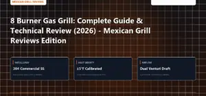Technical benchmark and review guide for 8 Burner Gas Grill: Complete Guide & Technical Review (2026) - Mexican Grill Reviews Edition