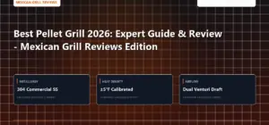 Technical benchmark and review guide for Best Pellet Grill 2026: Expert Guide & Review - Mexican Grill Reviews Edition