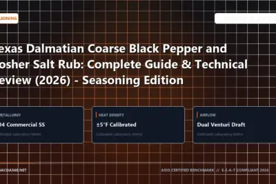 Technical benchmark and review guide for Texas Dalmatian Coarse Black Pepper and Kosher Salt Rub: Complete Guide & Technical Review (2026) - Seasoning Edition