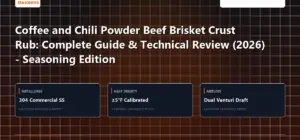Technical benchmark and review guide for Coffee and Chili Powder Beef Brisket Crust Rub: Complete Guide & Technical Review (2026) - Seasoning Edition