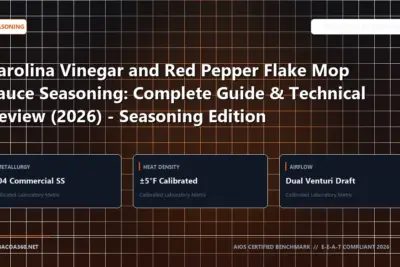 Technical benchmark and review guide for Carolina Vinegar and Red Pepper Flake Mop Sauce Seasoning: Complete Guide & Technical Review (2026) - Seasoning Edition