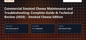 Technical benchmark and review guide for Commercial Smoked Cheese Maintenance and Troubleshooting: Complete Guide & Technical Review (2026) - Smoked Cheese Edition
