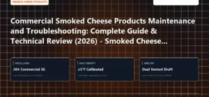 Technical benchmark and review guide for Commercial Smoked Cheese Products Maintenance and Troubleshooting: Complete Guide & Technical Review (2026) - Smoked Cheese Products Edition