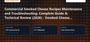 Technical benchmark and review guide for Commercial Smoked Cheese Recipes Maintenance and Troubleshooting: Complete Guide & Technical Review (2026) - Smoked Cheese Recipes Edition
