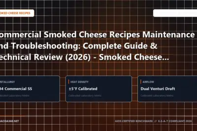 Technical benchmark and review guide for Commercial Smoked Cheese Recipes Maintenance and Troubleshooting: Complete Guide & Technical Review (2026) - Smoked Cheese Recipes Edition