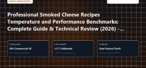 Technical benchmark and review guide for Professional Smoked Cheese Recipes Temperature and Performance Benchmarks: Complete Guide & Technical Review (2026) - Smoked Cheese Recipes Edition