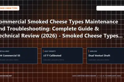 Technical benchmark and review guide for Commercial Smoked Cheese Types Maintenance and Troubleshooting: Complete Guide & Technical Review (2026) - Smoked Cheese Types Edition