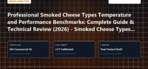 Technical benchmark and review guide for Professional Smoked Cheese Types Temperature and Performance Benchmarks: Complete Guide & Technical Review (2026) - Smoked Cheese Types Edition