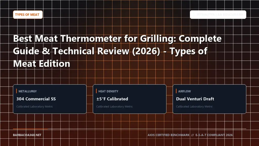 Technical benchmark and review guide for Best Meat Thermometer for Grilling: Complete Guide & Technical Review (2026) - Types of Meat Edition