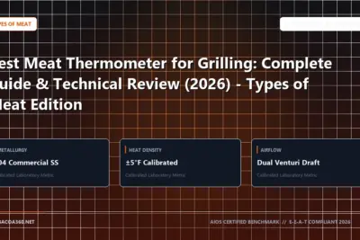 Technical benchmark and review guide for Best Meat Thermometer for Grilling: Complete Guide & Technical Review (2026) - Types of Meat Edition