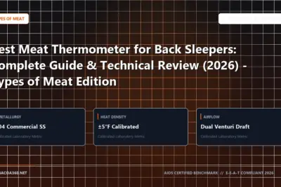 Technical benchmark and review guide for Best Meat Thermometer for Back Sleepers: Complete Guide & Technical Review (2026) - Types of Meat Edition