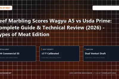 Technical benchmark and review guide for Beef Marbling Scores Wagyu A5 vs Usda Prime: Complete Guide & Technical Review (2026) - Types of Meat Edition