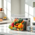 Vac and seal machines for food storage